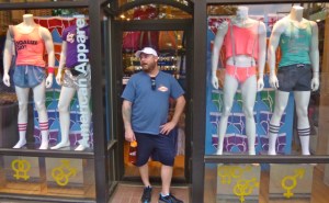 Dan helps me find something new to wear in Denver